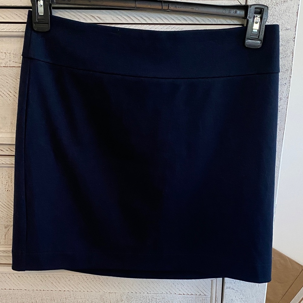 Banana Republic Navy Mini Skirt

Length is 15 inches
Waist 15